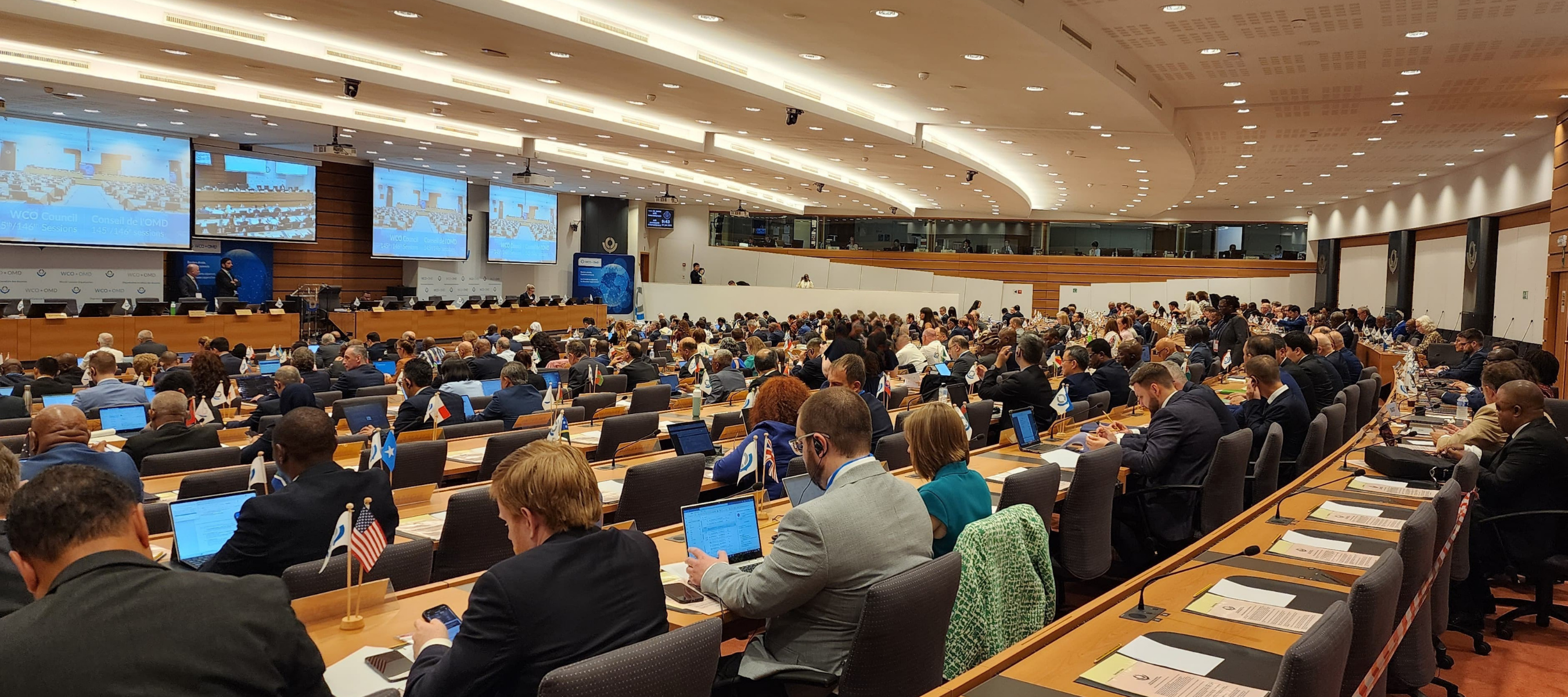 Moments from the sessions and meetings of the World Customs Organization (WCO) held in Brussels, Belgium.